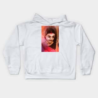 Art of a beautiful Indian women Kids Hoodie